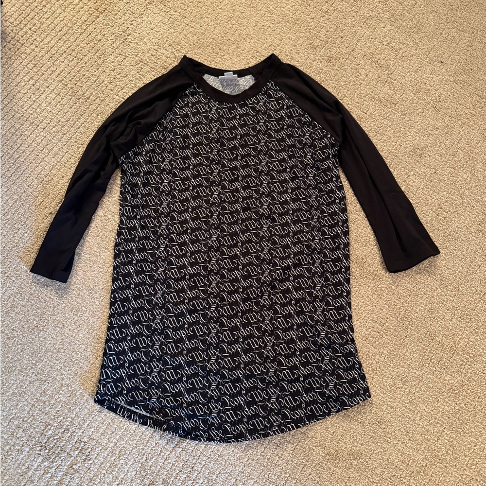 LuLaRoe We the People Randy Top Size Small